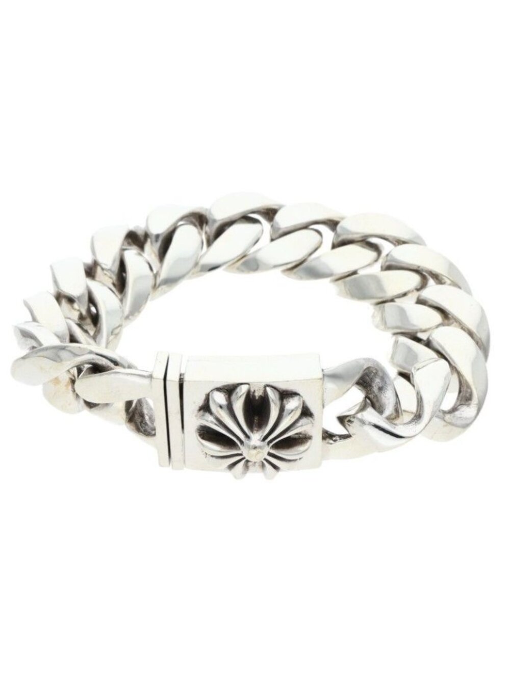 Chrome Hearts Clsc Chx Large Box ID Classic Silver Bracelet